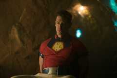 Peacemaker tied up in a Butterflies cave in a still from Peacemaker